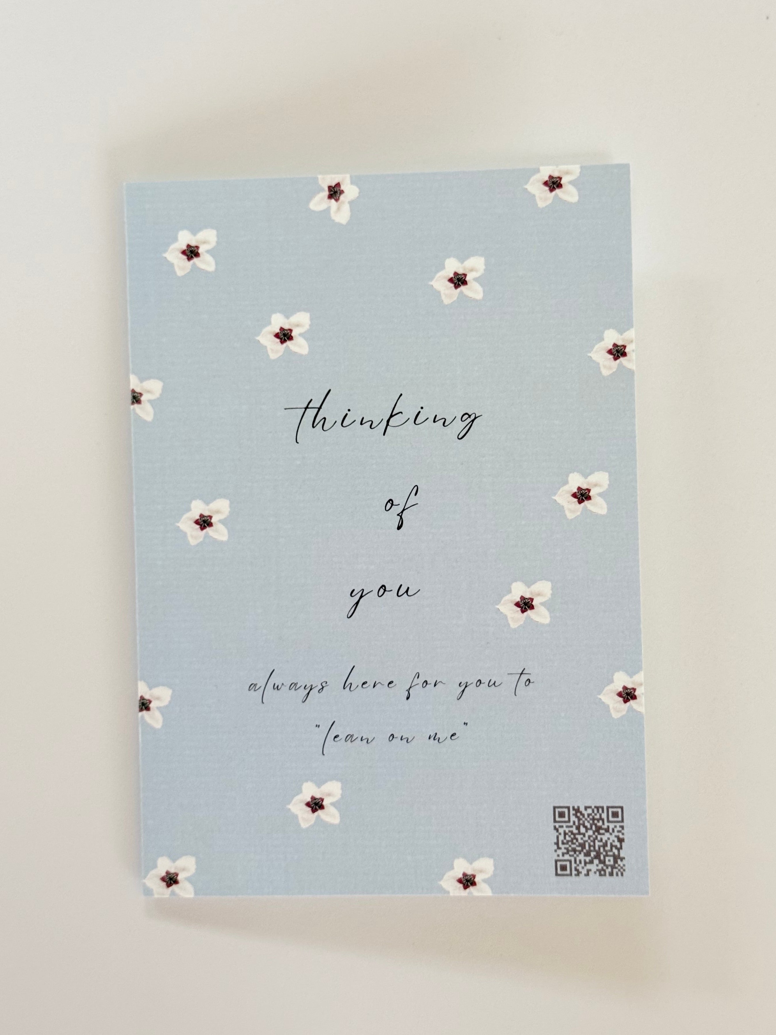 Thinking of You - Music QR Code Greeting Card