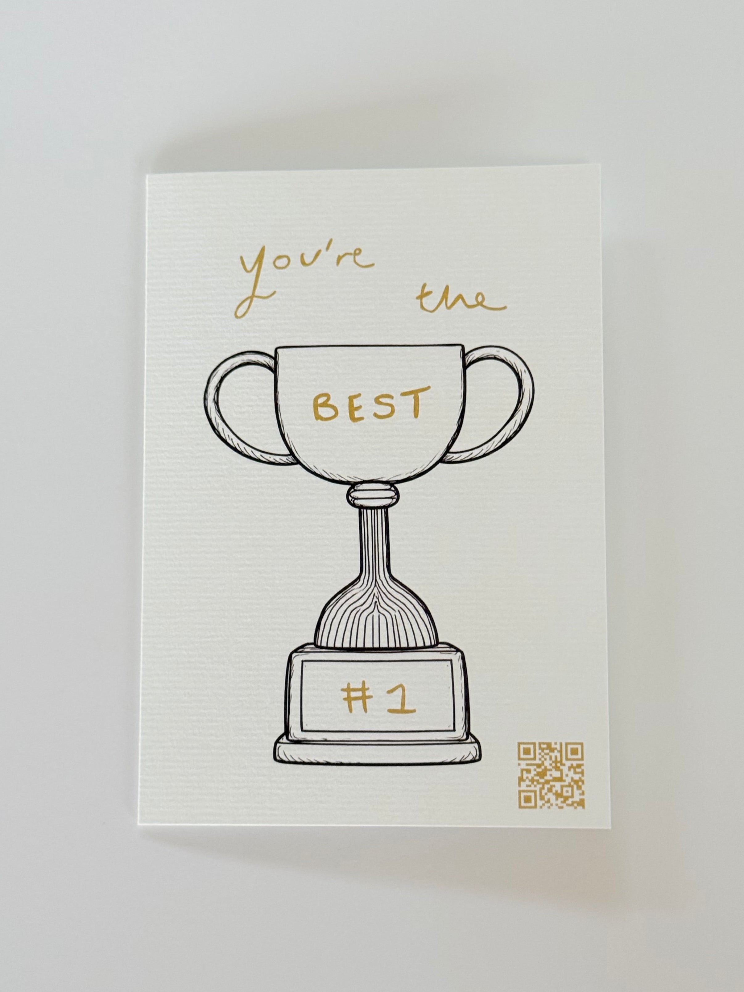 You’re The Best- Music QR Code Greeting Card