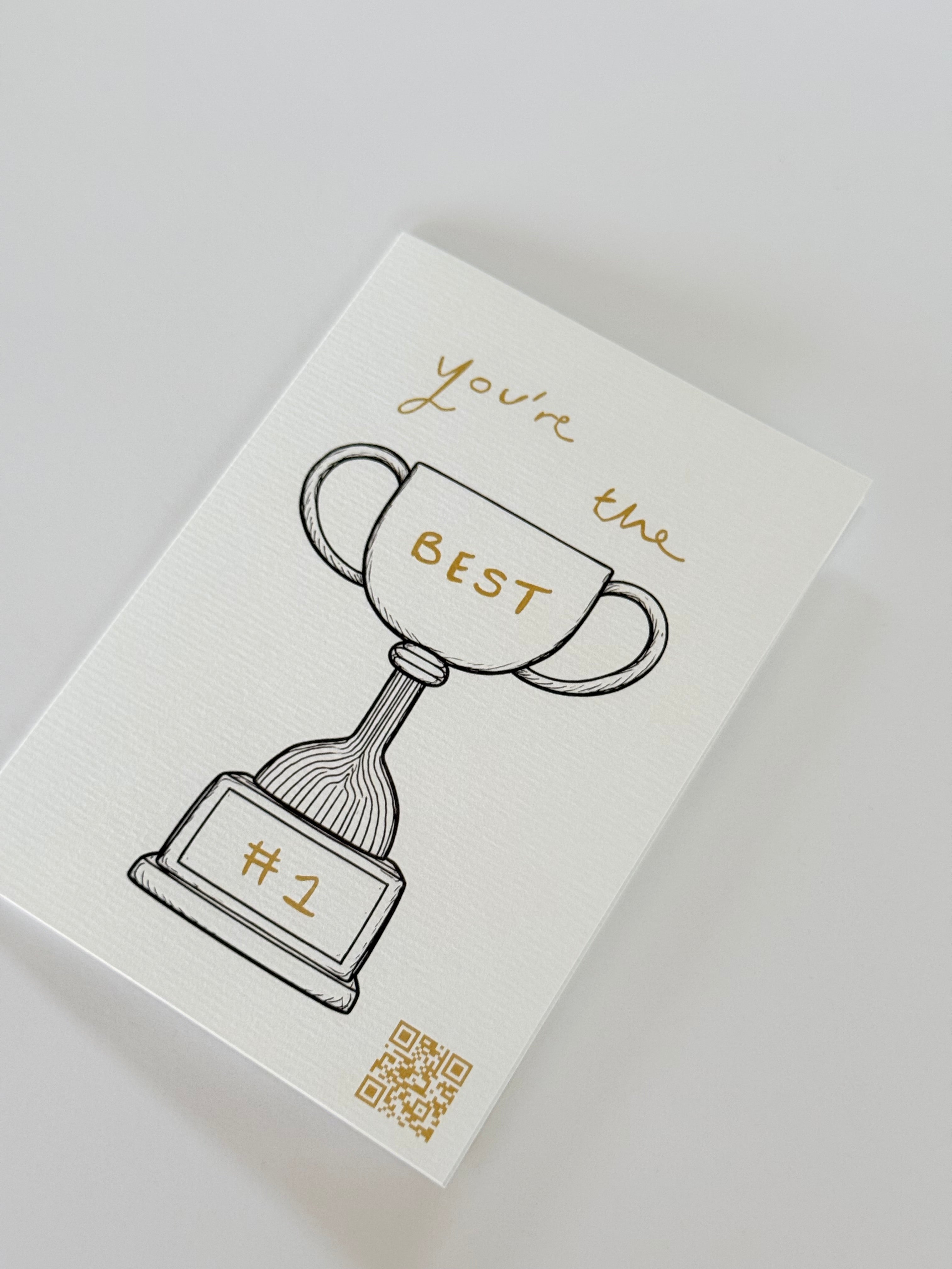 You’re The Best- Music QR Code Greeting Card
