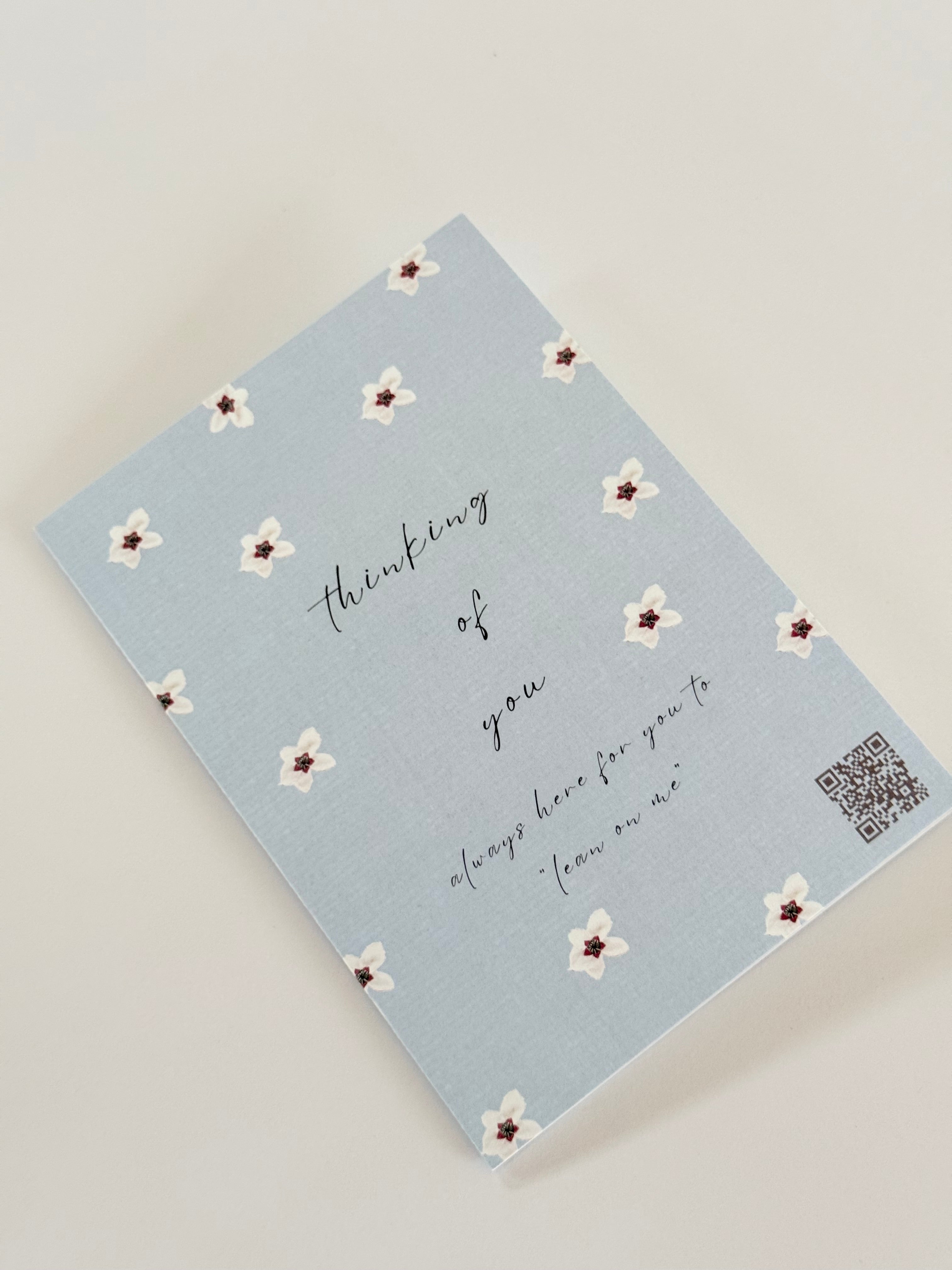Thinking of You - Music QR Code Greeting Card